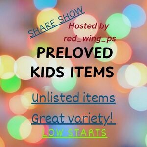 Join my show! Kids items new and pre-loved (Interested In Being A Co-host???)